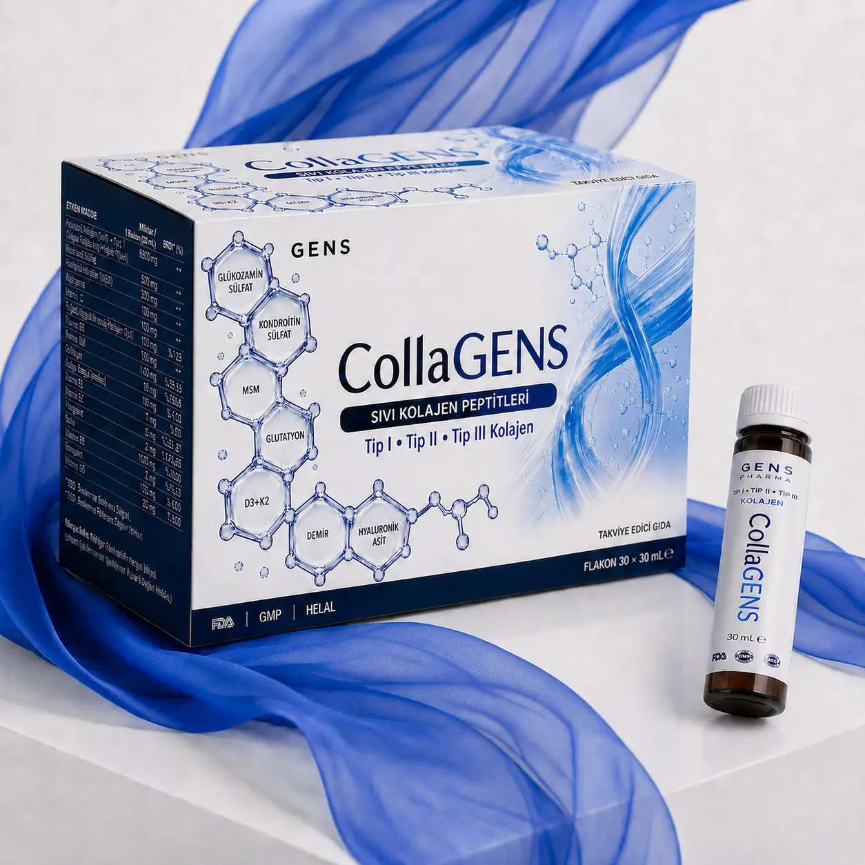 CollaGENS 1 kutu 30 flakon ürün görseli